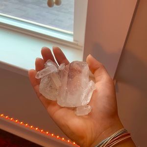 Clear quartz bundle